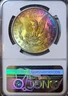 1883 Morgan Silver Dollar NGC MS63 Rainbow Monster Toned Coin Insane Color US $1
