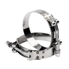 2 X 3.5 Stainless Steel T Bolt Clamp 95-103mm Turbo Intake Silicone Hose Clamp