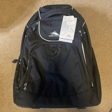 High Sierra Powerglide Wheeled Backpack, Black, One Size