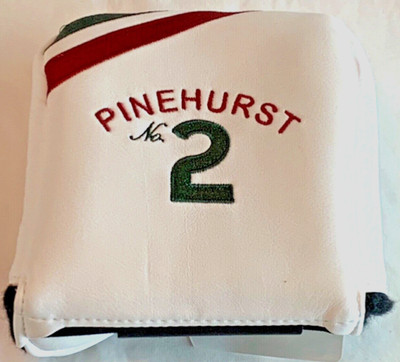 PINEHURST  FAMED #2  GOLF COURSE  MALLET  PUTTER COVER  MAGNETIC CLOSURE   NEW
