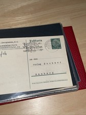 Postkarten-Album ,Schriftverkehr,ab 1920-1947, sehenswert,54 Stück