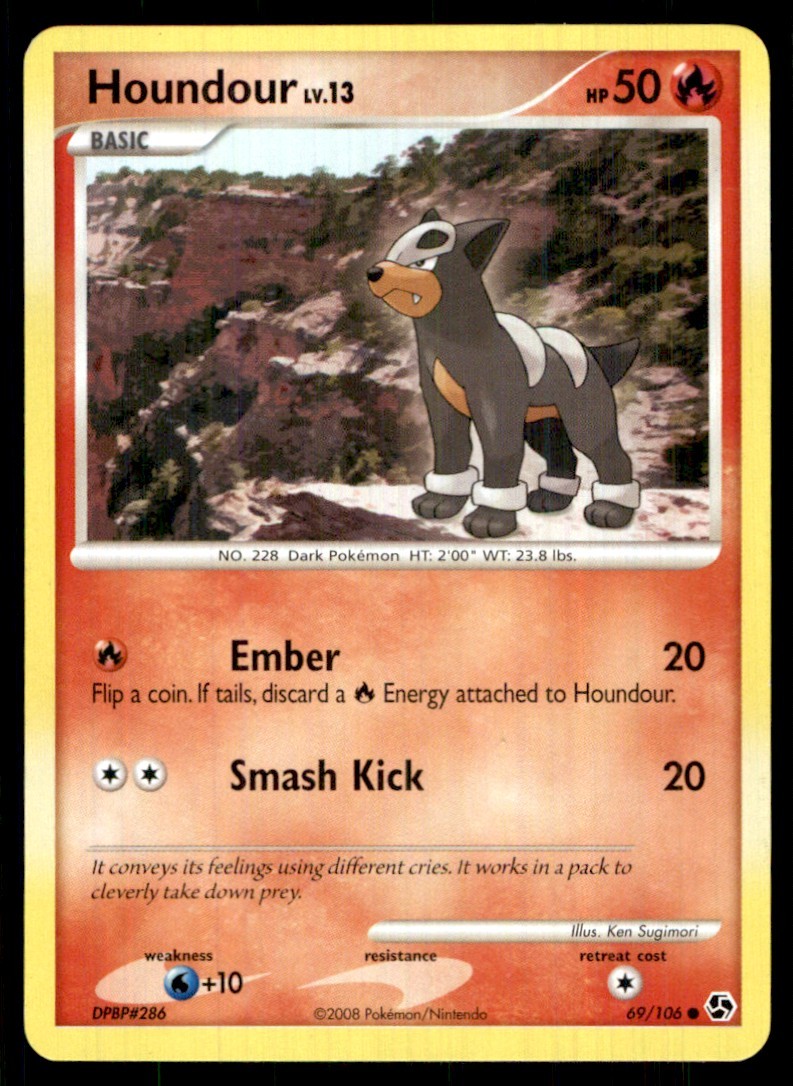 2008 Great Encounters Houndour Common #69/106