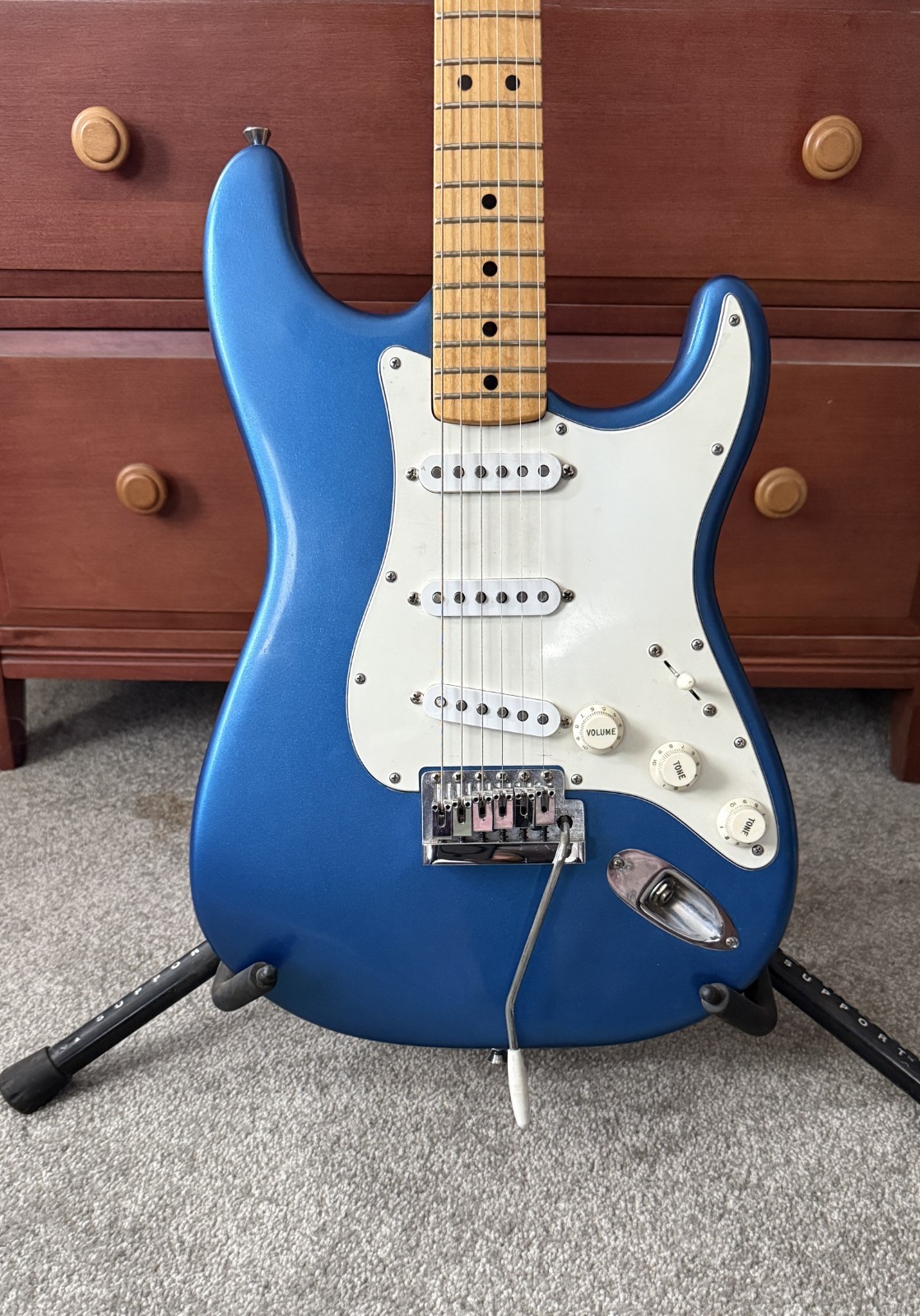 Vintage Fender Stratocaster 1973 * Lake Placid Blue * 3 Bolt * Maple Neck