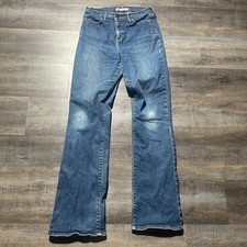 Levis 512 Perfectly Slimming Bootcut Jeans Womens 8 Blue Medium Wash Stretch