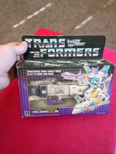G1 Transformers vintage Decepticon Triple Changer OCTANE With Original Box 1986
