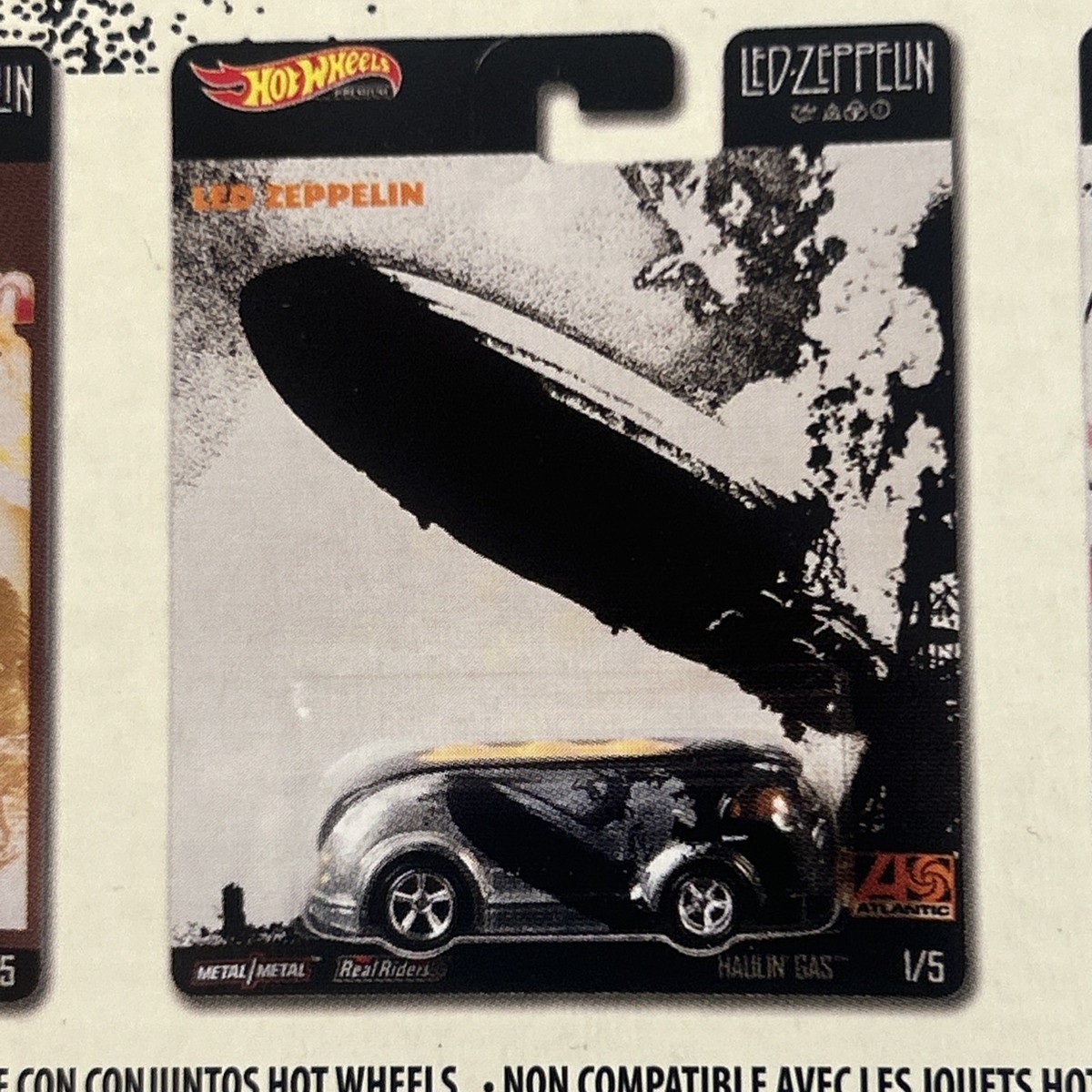 ホットウィール プレミアム　LED ZEPPELIN 5台セット Hot Wheels LED Zeppelin Limited 5 Car Set - GJP75 for sale