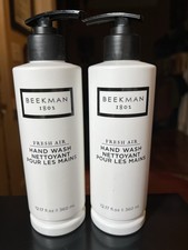 Lot of 2 Beekman 1802 Fresh Air HAND WASH with Pump, 12.2 fl oz In Each Bottle