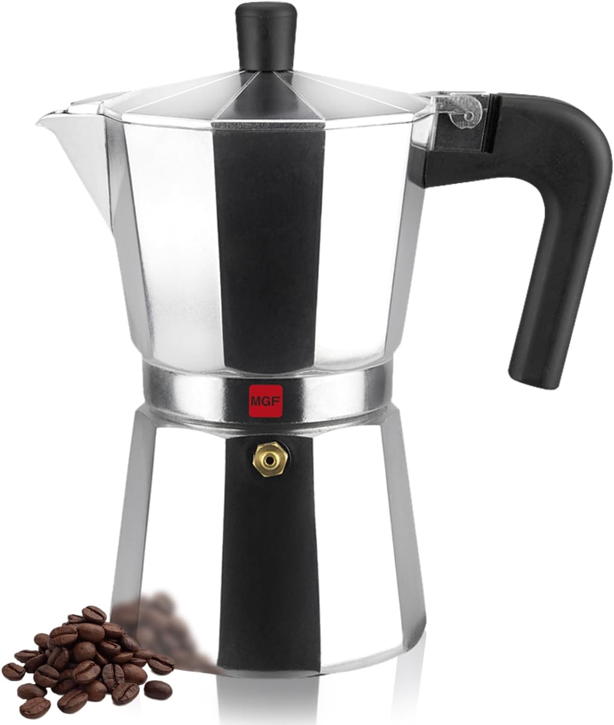 Magefesa Kenia Stovetop Espresso Moka Pot, 12-Cup/20 oz, Italian Coffee Maker