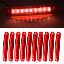 Red light 10PCS 12-24V universal 9led 3030 lamp beads 1Wx9 truck side light