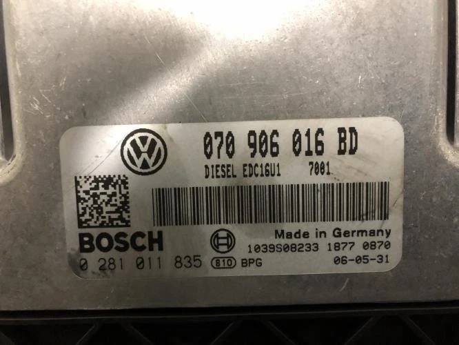 Centralina VOLKSWAGEN TRANSPORTER 5 PHASE 1 070906016BD - Immagine 3 di 4