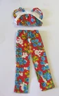 Vintage 1975 Barbie #7202 Print Pants, Halter Top Set GUC