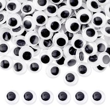 300 Pcs Googly Eyes for Crafts, Black White Craft Eyes Self Adhesive Wiggle G...