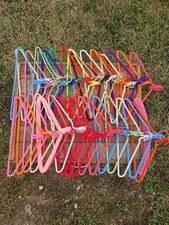 Vintage Yarn-Covered Metal Clothes Hangers Lot of 36 Handmade