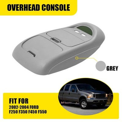 Gray Top Overhead Console For 2002-2004 Ford F250 F350 F450 F550 2C3Z25519A70AAC