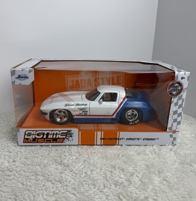 JADA Bigtime Muscle 1/24 1963 Chevrolet CORVETTE STINGRAY #31666 Chevy Racing