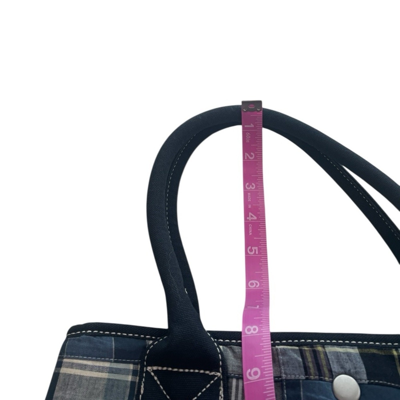 J. CREW Structured Statement Tote – Patchwork Pla… - image 6