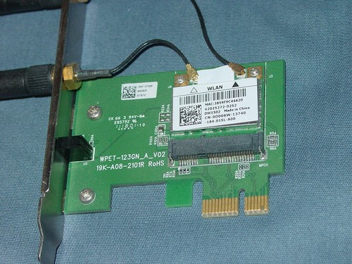 Dell PCI-e Wireless WLAN Adapter Card - High Profile Bracket 56CGK 056CGK DW1502 - Afbeelding 3 van 3