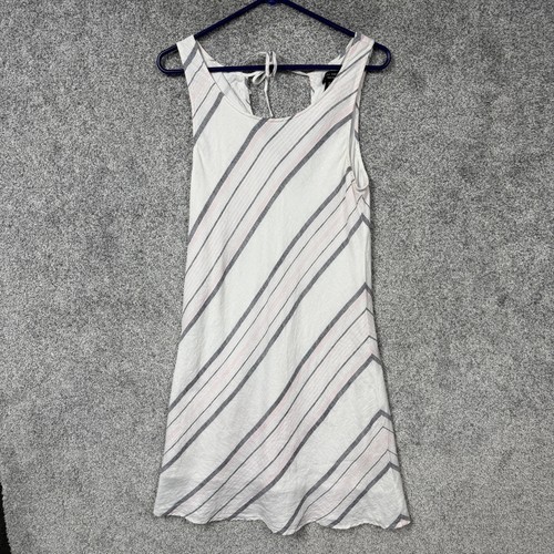 Willi Smith Linen Sundress 8 Coastal Grandma Mediterranean Summer Resortwear