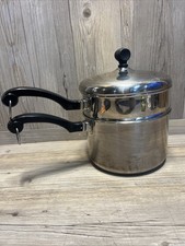 Cacerola y tapa Farberware de 2,5 qt con inserto de olla de vapor revestido de aluminio NYC-EE. UU.