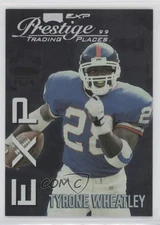 1999 Playoff Prestige EXP Trading Places Reflections Silver Tyrone Wheatley