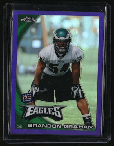 Brandon Graham [Purple Refractor] #C56 2010 Topps Chrome card