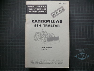 CAT Caterpillar 834 Compactor Operation Operator Guide Manual roller ...