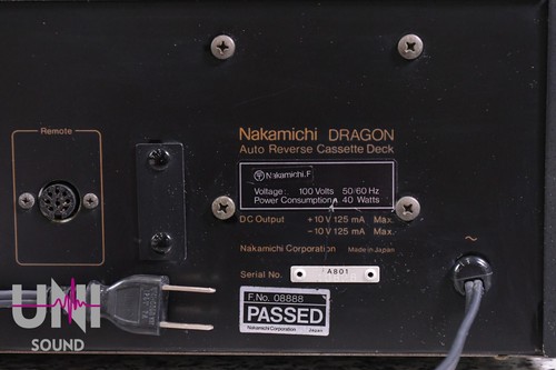 Nakamichi Dragon Auto Reverse Cassette Deck In Very Good Condition - Picture 18 of 21