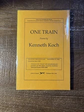 UNCORRECTED PROOF: One Train by Kenneth Koch (Knopf / Elisabeth Sifton, 1995)