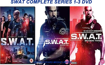 SWAT COMPLETE SERIES 1-3 DVD S.W.A.T Season 1 2 3 UK Compatible