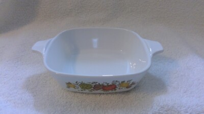Vintage 1972-79 Corning Ware P-41-B Spice of Life Dish, Hologram Stamp
