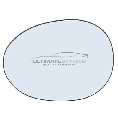 Fits Peugeot 107 2005 to 2014 Convex Wing Mirror Glass