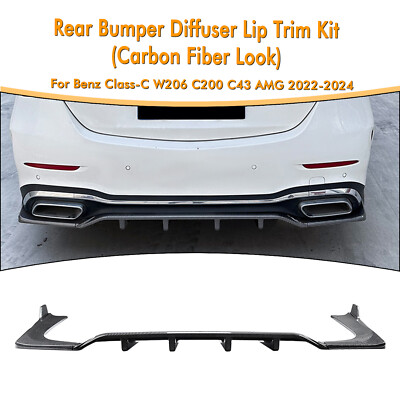 Heckstoßstange Diffusor Für Benz Klasse C W206 C200 C43 AMG 2022-2025