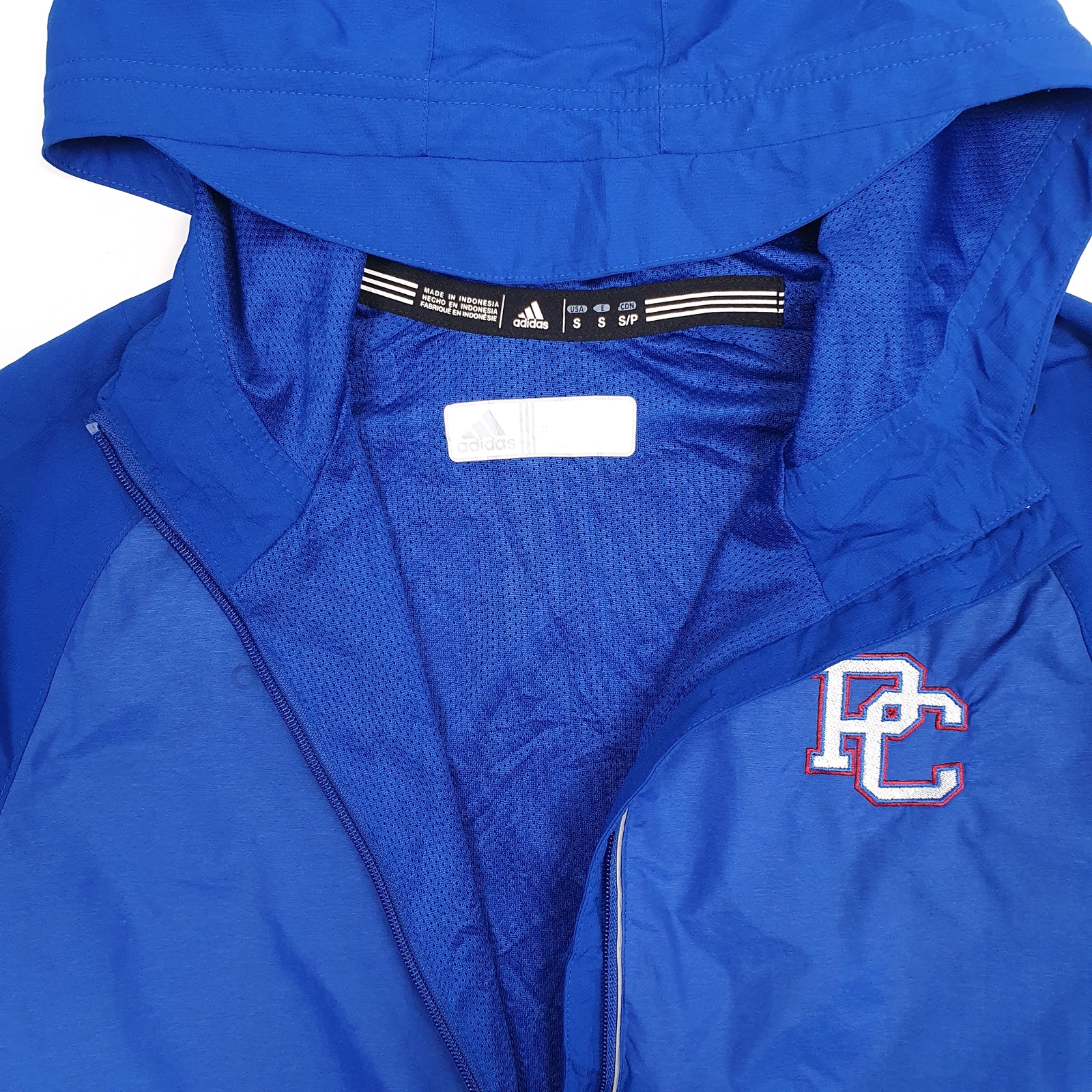 ADIDAS Windbreaker Jacket Coat Lightweight Mens S image 2