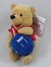 DISNEY STORE HANUKKAH POOH 8" DISNEY BEAN BAG PLUSH TOY