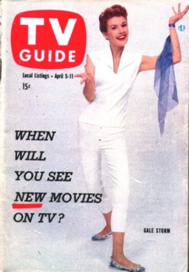 April 5-11, 1958 TV GUIDE Gale Storm Original Vintage Magazine