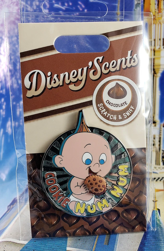 Prendedor Disney Rascar y Oler Jack Jack Los Increíbles Galleta con Chispas de Chocolate LE Foto 2 de 2