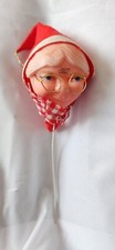 Vintage Craft Mrs Santa Claus Doll Head Pick Rubber Face