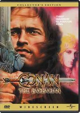 Conan the Barbarian DVD Arnold Schwarzenegger LIKE NEW!