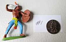 For Britains LTD : Made In Hong Kong: Plastic Base Type: Indian Warrior Knife 1