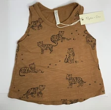 NWT Rylee and Cru 0-3 Month Tiger Tank Top