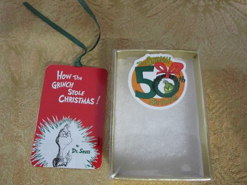 The GRINCH Ornament 50th Anniversary, Hallmark, RARE, Not Sold In Stores - Picture 2 of 3