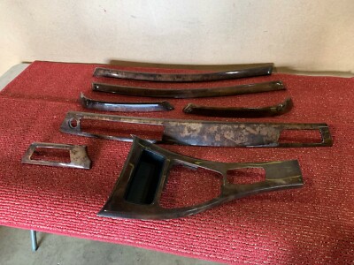 BMW  09-11 E90 E91 DASH DOOR TRIM PANEL WOOD Headlining Anthracite SET OEM 116MK