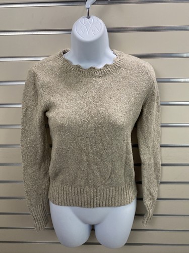 CLUB MONACO ITALIAN YARN Beige Wool 