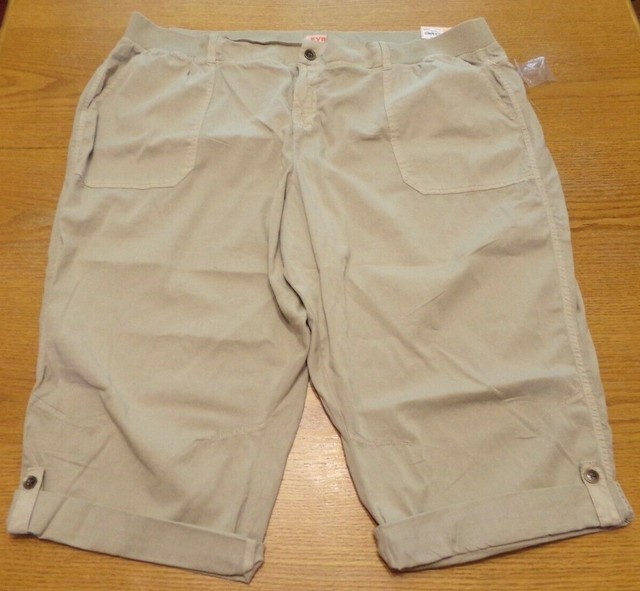 evri plus size capris