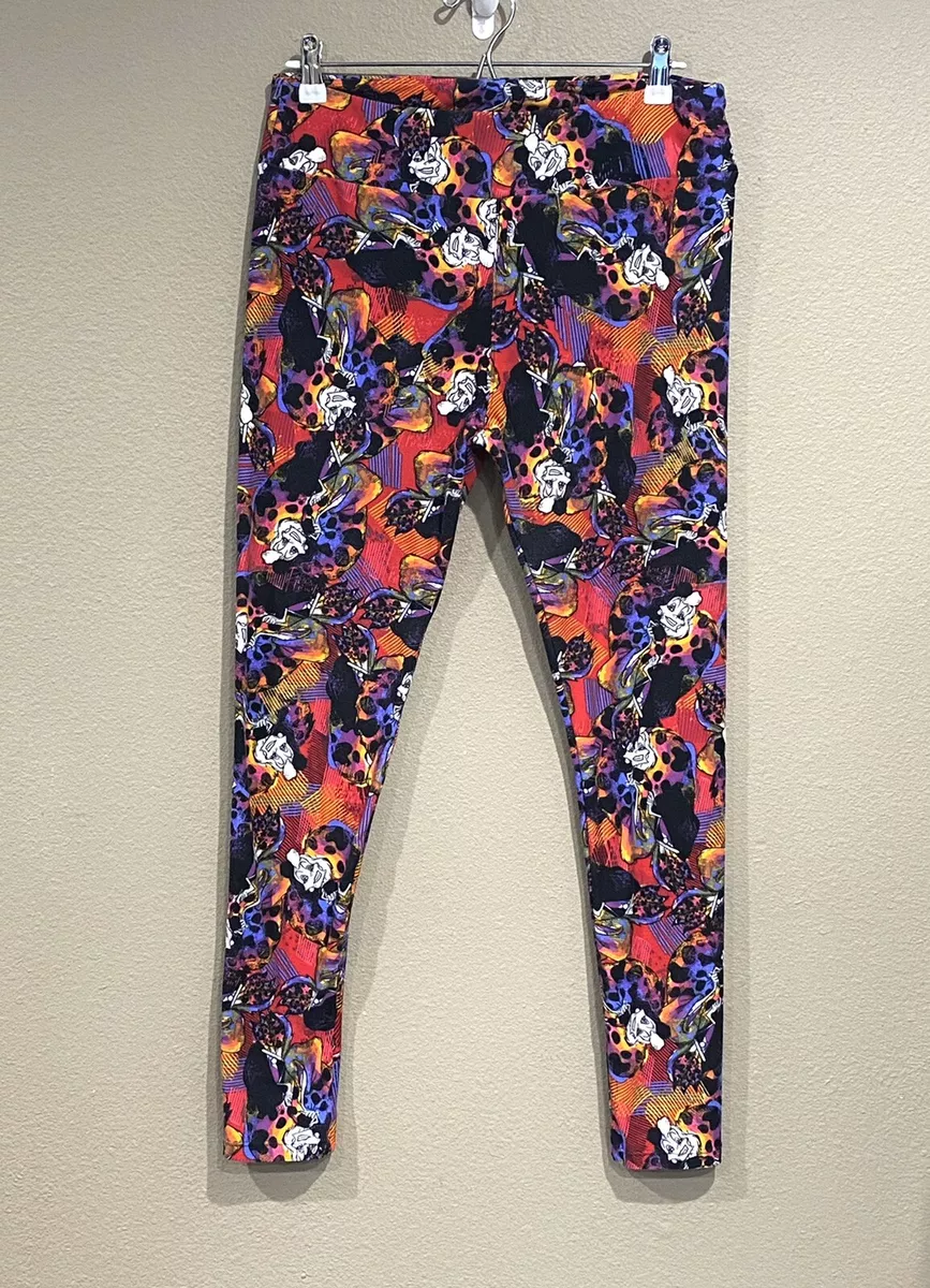 LuLaRoe Disney Villain Cruella De Ville Leggings TC Tall and Curvy Unicorn