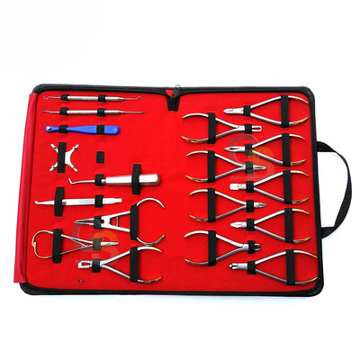 18 Pcs Basic Orthodontics Dental Instruments Set Composite Kit Premium DN-2123 b
