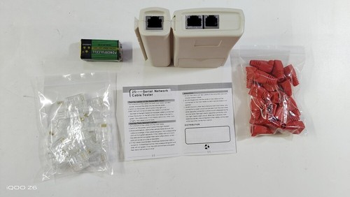 Netzwerk Reparatur Werkzeug Satz Crimpzange LAN Kabeltester für RJ45 RJ11 RJ12 . - Afbeelding 21 van 24