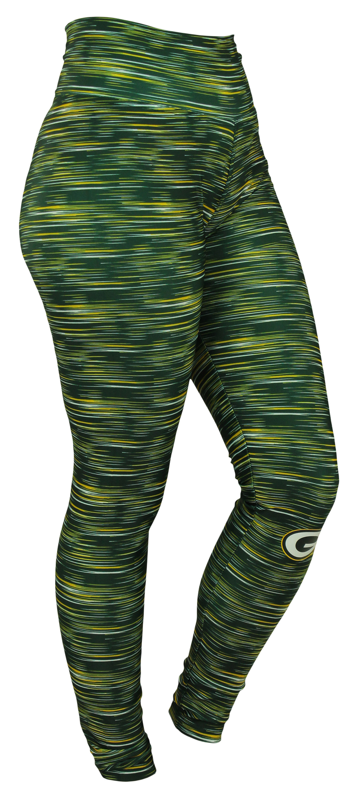 Женские леггинсы Zubaz NFL Football Womens Green Bay Packers Space Dye