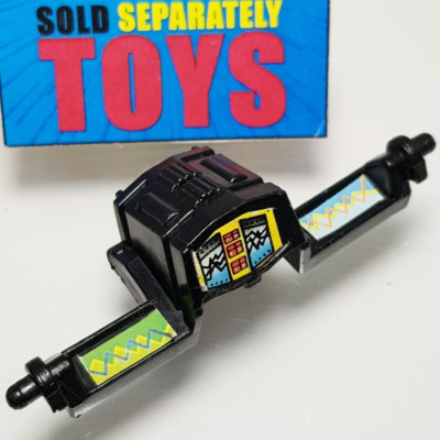 Vtg Mask Slingshot COMPUTER CONSOLE Kenner M.A.S.K. black vehicle accessory part