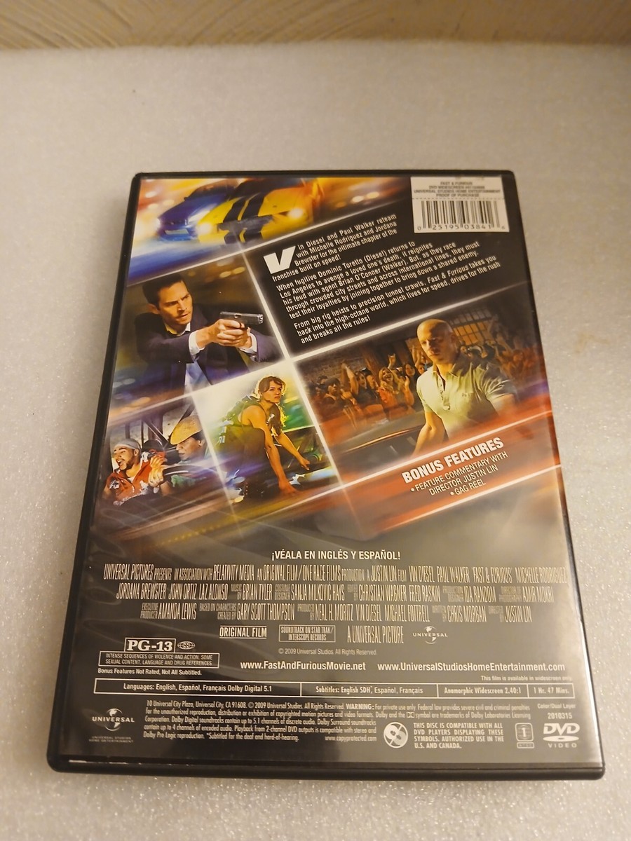 World　Man　 dvd FAST & FURIOUS (DVD) Z64 | eBay